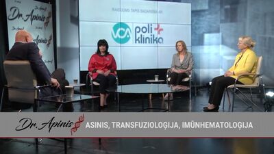 Egita Pole: Asins pārliešana principā ir šūnu transplantācija