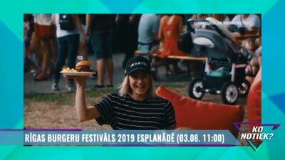"Rīgas Burgeru festivāls 2019" Esplanādē