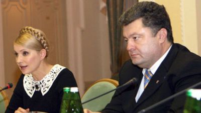 Porošenko un Timošenko bijušas aizmugures sarunas?
