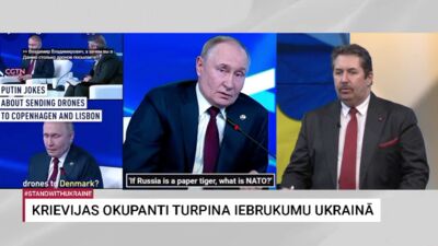 Rajevs: Laikam Putins kļūst vecs - viņa uzstāšanās laikā bija daudz nesaprotamu jociņu