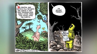 Karikatūru apskats: Zemes klimata maiņa