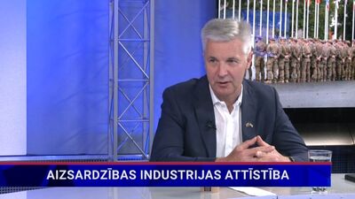 Aizsardzības ministrs par straujāku militārās industrijas attīstīšanu Latvijā