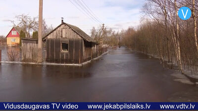 Applūdušas vasarnīcas Jēkabpils novada Salas pagastā