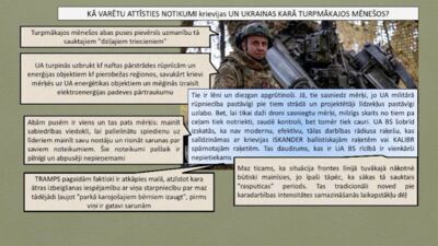 Kā varētu attīstīties notikumi turpmākajos mēnešos?