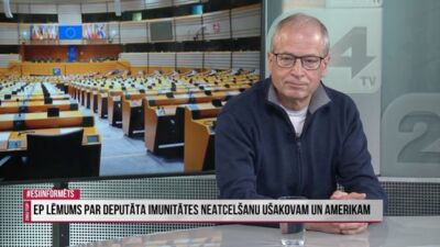 Andris Ameriks komentē EP lēmumu par deputāta imunitātes neatcelšanu