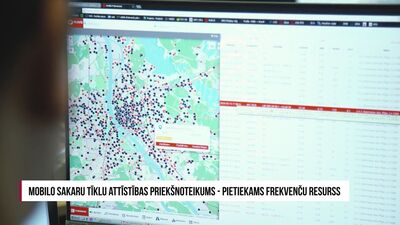 Mobilo sakaru tīklu attīstības priekšnoteikums - pietiekams frekvenču resurss