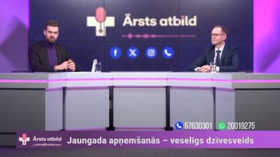 Andris Skride atbild uz skatītājas jautājumu par sirds mirdzaritmijas ārstēšanu