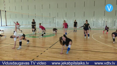 Jēkabpils uzņēmusi volejbola komandu no Ukrainas