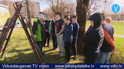 Līvānu novada skolēni piedalās Vides dienas aktivitātēs