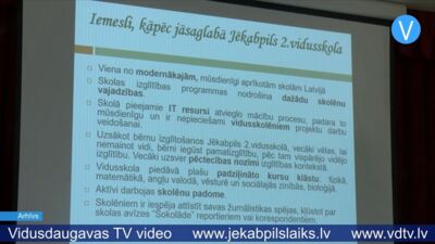 Jēkabpils 2. vidusskola – joprojām kā uz naža asmens