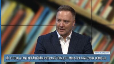 Futbola fanu nekārtību dēļ pieprasīs iekšlietu ministra Kozlovska demisiju