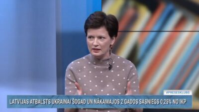 Rūta Dimanta: Rodas disonanse - visvairāk dodam Ukrainai, bet arī visvairāk - Krievijai