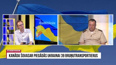 Skatītājas jautājums par ieroču piegādēm Ukrainai no Rietumiem