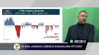 Bergs: Es arī pats no saviem biznesiem tā uz to skatos - jo lielākas jukas, jo labāk