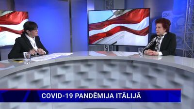 Solvita Āboltiņa par Covid-19 pandēmiju Itālijā
