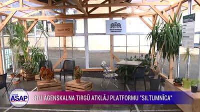 RTU Āgenskalna tirgū atklāj platformu "Siltumnīca"