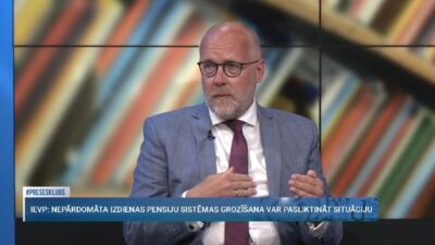 Olavs Cers: Izdienas pensijai noteikti jābūt