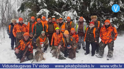 Jēkabpils novada Saukas pagastā nomedīti divi vilki