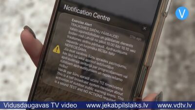 Sirēnu pārbaude veiksmīga, bet šūnu apraides paziņojums daudzus nesasniedz