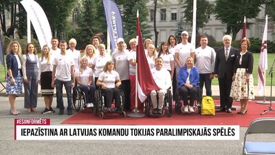 Speciālizlaidums: Iepazīstina ar Latvijas komandu Tokijas paralimpiskajās spēlēs