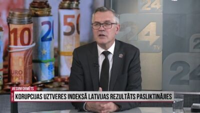 Korupcijas uztveres indeksā Latvijas rezultāts ir pasliktinājies