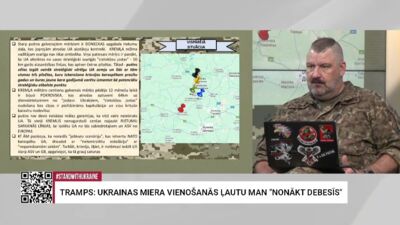 Jānis Slaidiņš: Putins vēlas iegūt vairāk stratēģiski vērtīgu Ukrainas zemju