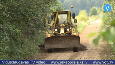Jēkabpils novada Rites pagastā sūdzas par ceļu greiderēšanas kvalitāti