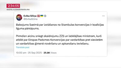 25.09.2025 TV24 SVARĪGAIS 3 MINŪTĒS 19.00