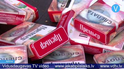 Jēkabpils tirgū topošais policijas suns atrod nelegālās cigaretes