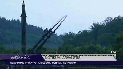Ziemeļkoreja izšāvusi divas īsa darbības rādiusa raķetes