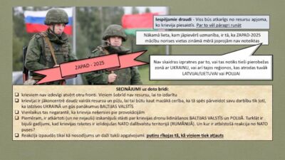 "Zapad 2025" - iespējamie draudi un pašreizējie secinājumi