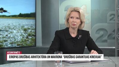 Ināra Mūrniece nepiekrīt Makrona izteikumiem par "drošības garantijām Krievijai"
