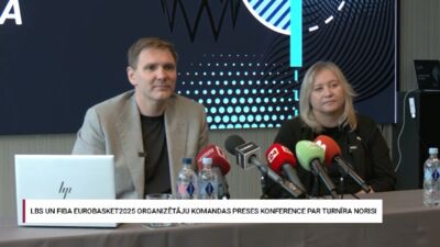 19.09.2025 Preses konference par "Eurobasket 2025" norisi
