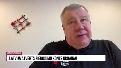 "Latvijas Sarkanais Krusts" valdes priekšsēdētājs par palīdzības sniegšanu Ukrainai
