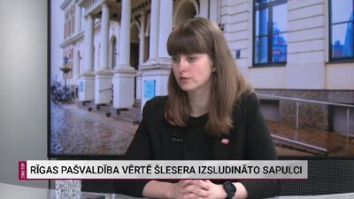 Panteļējeva: Diezgan skaidrs, ka Šlesera iedvesmas avots ir Tramps