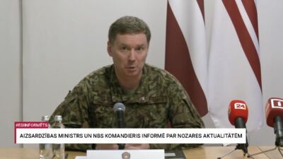 09.12.2025 Aizsardzības ministrs un NBS komandieris informē par nozares aktualitātēm