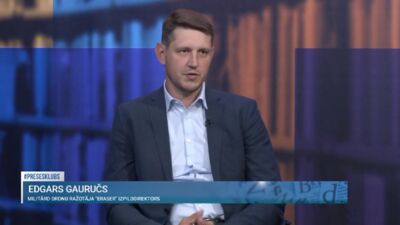 Edgars Gauručs par nezināmiem droniem un to identificēšanu