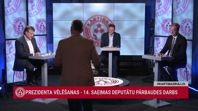 Šlesers, Dombrava un Valainis novērtē atjaunotās Latvijas Valsts prezidentus