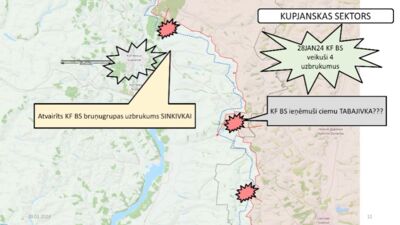Slaidiņš pieļauj, ka ukraiņiem nāksies atkāpties Kupjanskas sektorā