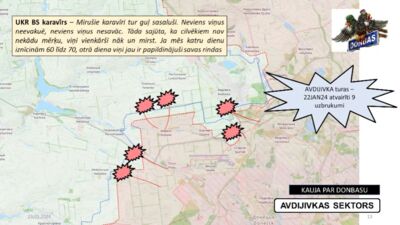 Situācija Avdijivkā: Krievu karavīri vienkārši nāk un mirst