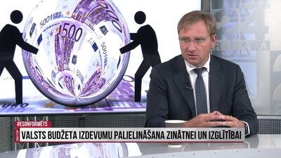 Bērziņš: Nenotiek diskusijas par to, kā nodrošināsim līdzekļu palielināšanos Latvijā