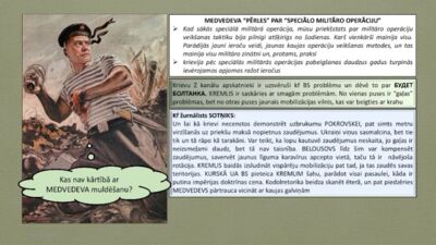 Medvedeva "pērles" par "speciālo militāro operāciju"