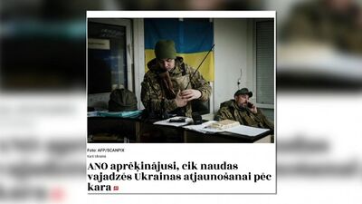 LA.lv: Kas būtu pirmais, ar ko vajadzētu sākt Ukrainas atjaunošanas darbus?