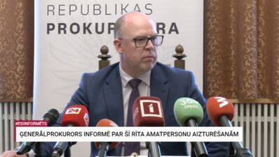 14.05.2026 Ģenerālprokurors informē par amatpersonu aizturēšanu