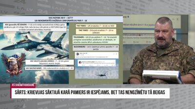 Jānis Slaidiņš: Ukraina nekomentēs informāciju par F-16