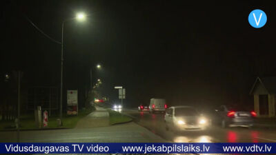 Jēkabpils novadā turpinās ielu apgaismojuma uzlabošana