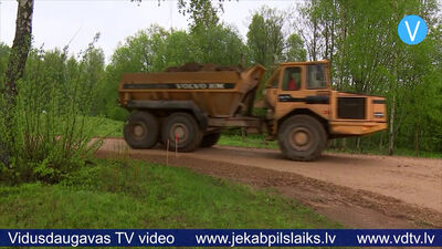 Jēkabpils novadā remontē autoceļu posmus