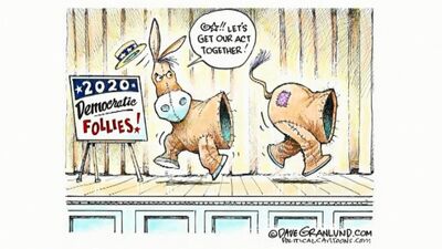 Karikatūru apskats: ASV demokrātu kandidātu debates