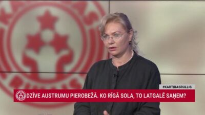 Linuža: Atbalstu dabū mediji, kas raksta krietni sarkanās krāsās