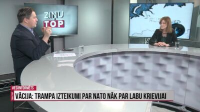 Kalniņa-Lukaševica: NATO ir alianse - tā nav atkarīga tikai no viena līdera izteikumiem